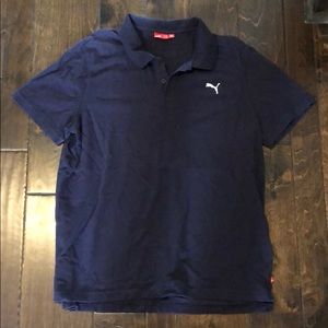 Puma Navy Blue Polo - XL